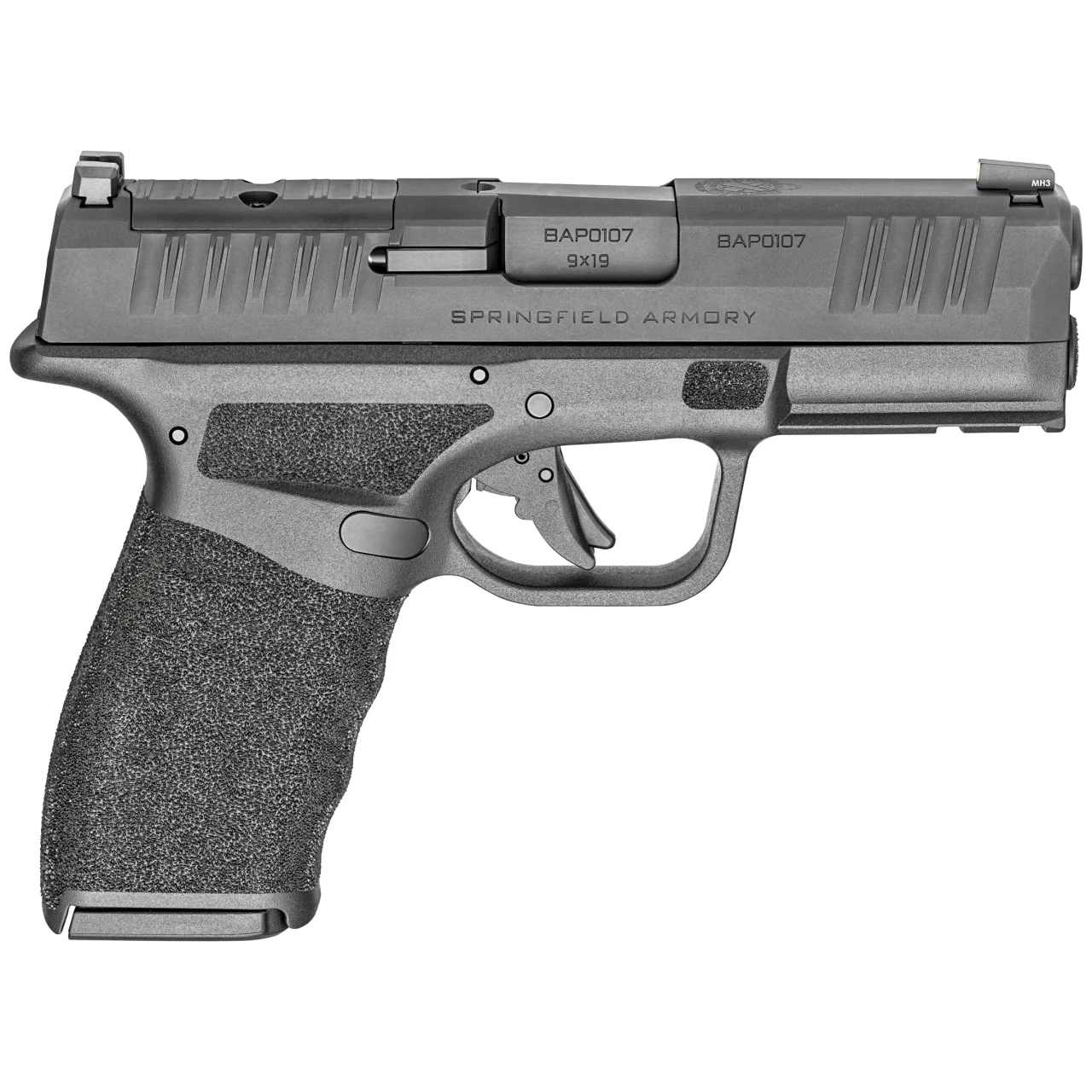 Springfield Armory Hellcat Pro 9mm 3.8" Bbl Black Optic Ready Handgun w/ Tritium Sights. 1x15rd & 1x17rd Mags HCP9379BOSP