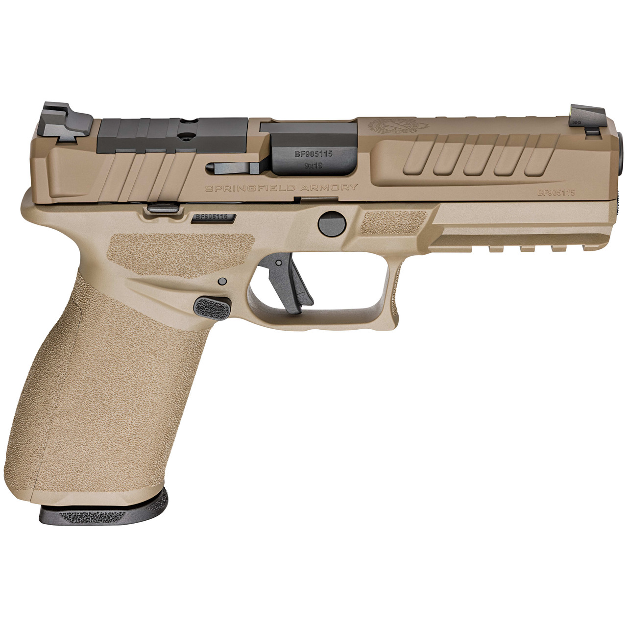 Springfield Armory Echelon 4.5F Full Size 9mm 4.5" Bbl FDE Handgun w/ U- Dot Tritium Sights, 2x15rd Mags EC9459F-U-15