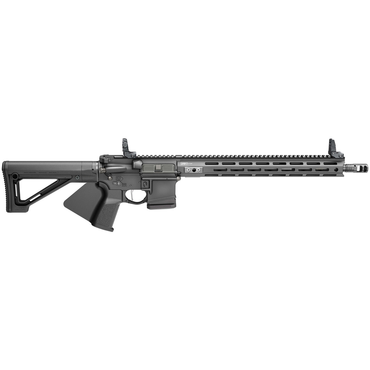 Springfield Armory Saint Victor 5.56 NATO 16" Bbl Black CA Compliant Rifle w/ Flip-up Sights, B5 Stock, 1x10rd Mags STV916556BCA-V2