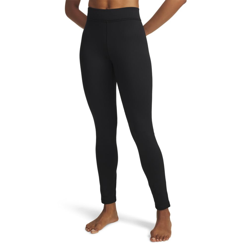 Under Armour Women's Coldgear Base 4.0 Black/White Leggings 6004067-00200