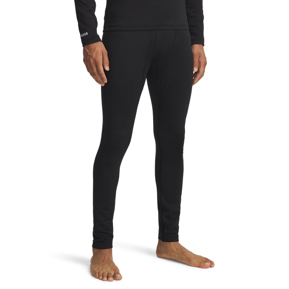 Under Armour Men's Coldgear Base Black/White 2.0 Leggings 6005296-00100