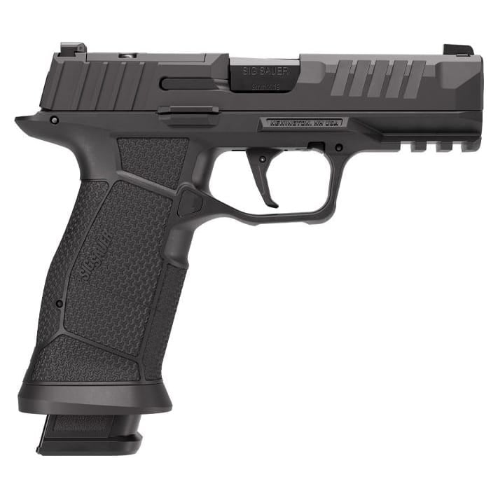Sig Sauer P385 Carry 9mm 4" Bull Bbl Black Handgun w/ SIG-LOC Slide, SIG Recoil-Dampening System, 2x10rd Magazines 385CA-9-BXR3-10