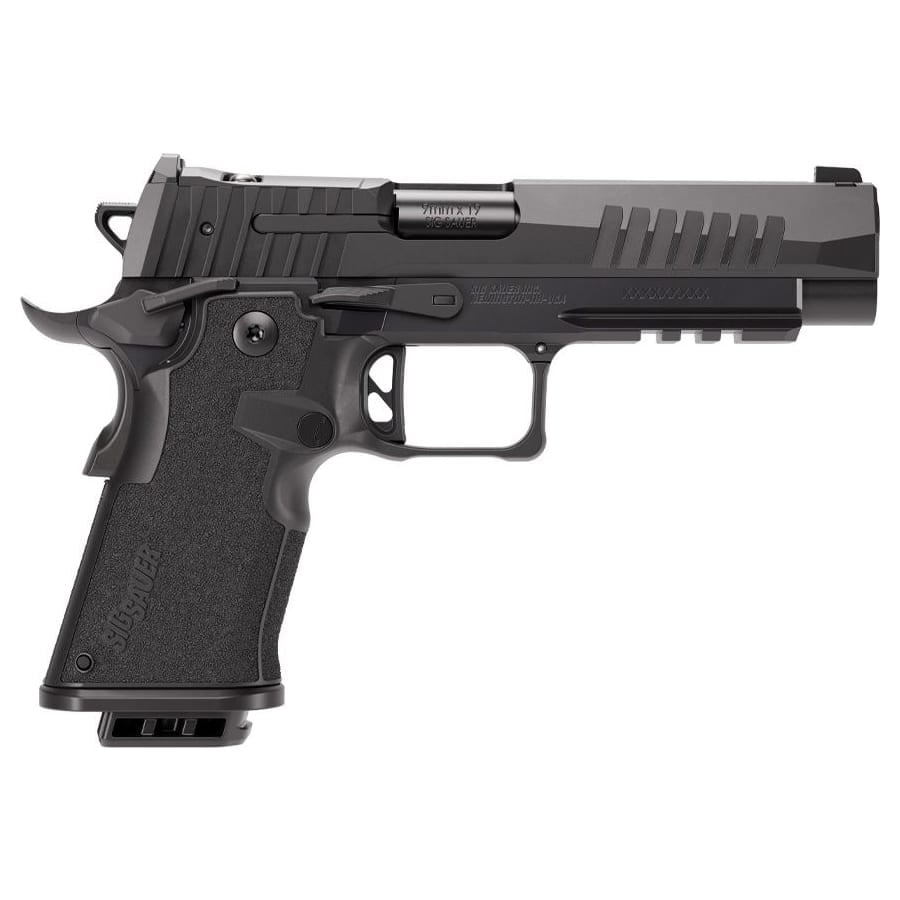 Sig Sauer P211 Full Size 9mm 5" Bull Bbl Black Handgun w/ SIG-LOC Slide, Ambi Controls, 3x10rd Magazines 211F-9-BXR3-10