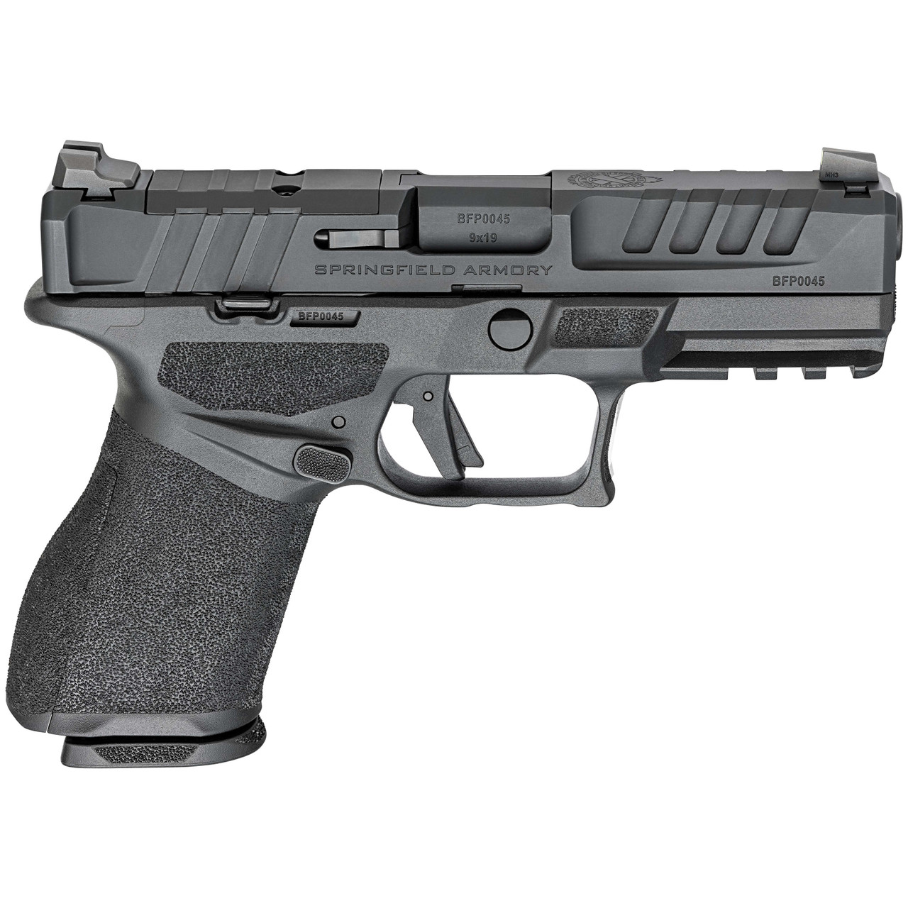 Springfield Armory Echelon 4.0C Compact 9mm 4" Bbl Black Handgun w/ U- Dot Tritium Sights, 1x15rd & 1x18rd Mags EC9409B-U