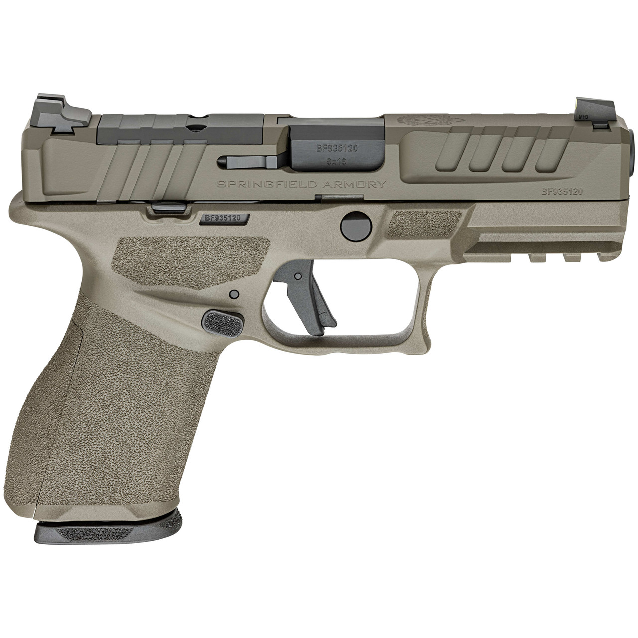 Springfield Armory Echelon 4.0C Compact 9mm 4" Bbl OD Green Handgun w/ U- Dot Tritium Sights, 2x10rd Mags EC9409GLC-U