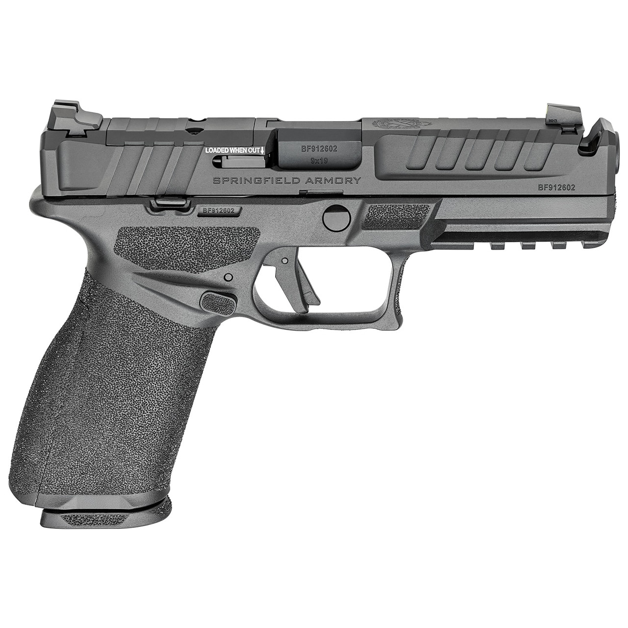 Springfield Armory Echelon 4.5F 9mm 4.5"Bbl Full Size Black CA Compliant Handgun w/U-Dot Tritium Sights, Integrated Comp, 2x10rd Mags EC9459BCA-U-COMP