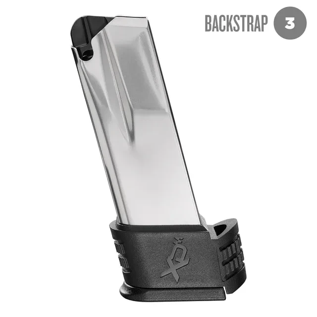 Springfield Armory XD(M) 9mm 19rd Black Compact Magazine w/Sleeve for Backstrap 3 XDM50193