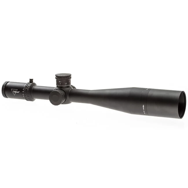 OPEN BOX DEMO Trijicon Tenmile 5-50x56 Extreme Long-Range Riflescope w/ Red/Green MRAD Center Dot w/ Wind Holds, 34mm Tube, Matte Black, Exposed Elevation Adjuster w/ Return to Zero Feature 3000017 - Excellent Condition USED10575