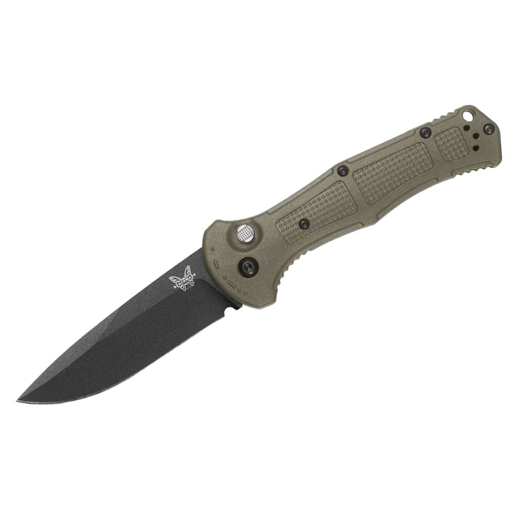 Benchmade Claymore 154CM Stainless Steel 60-62HRC 3.6" Knife w/Ranger Green Grivory Handle 9070BK-03