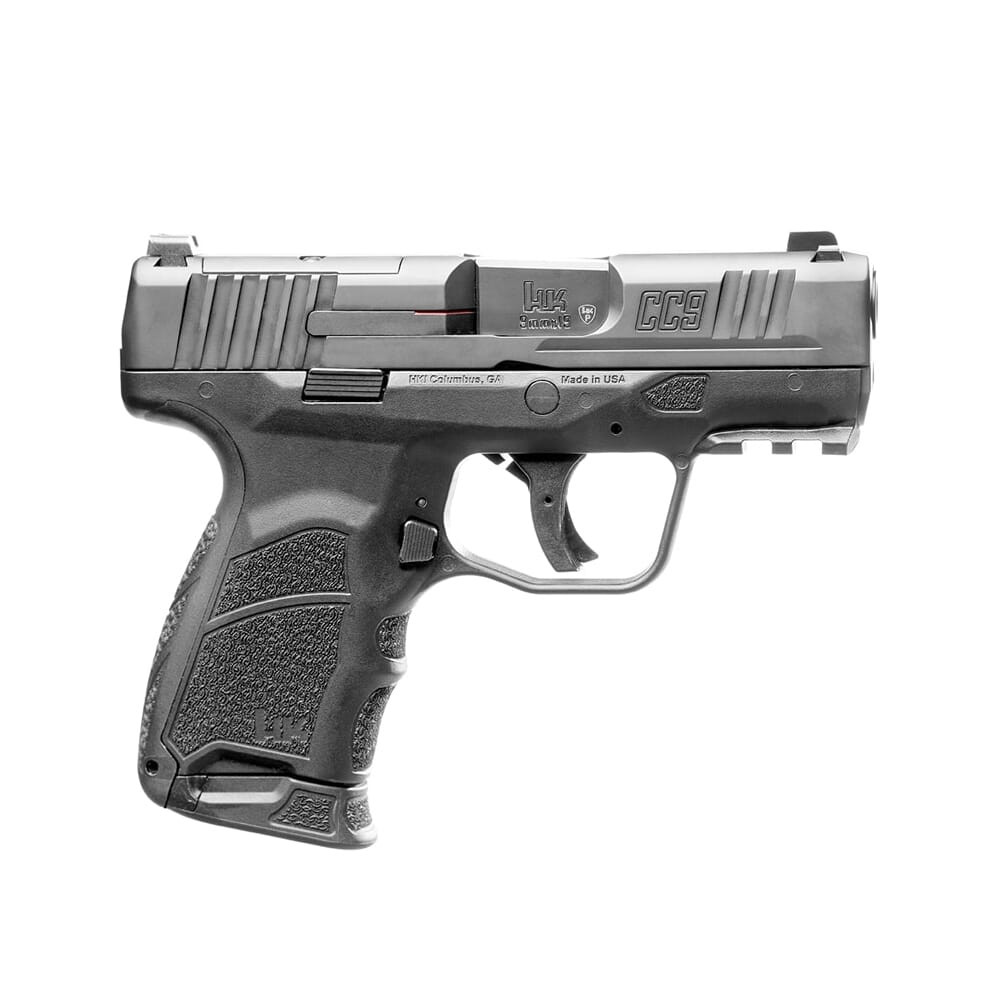 HK CC9 Micro-Compact 9mm 3.32" Bbl Optics Ready Pistol w/(1) 10rd & (1) 12rd Mags 81000550