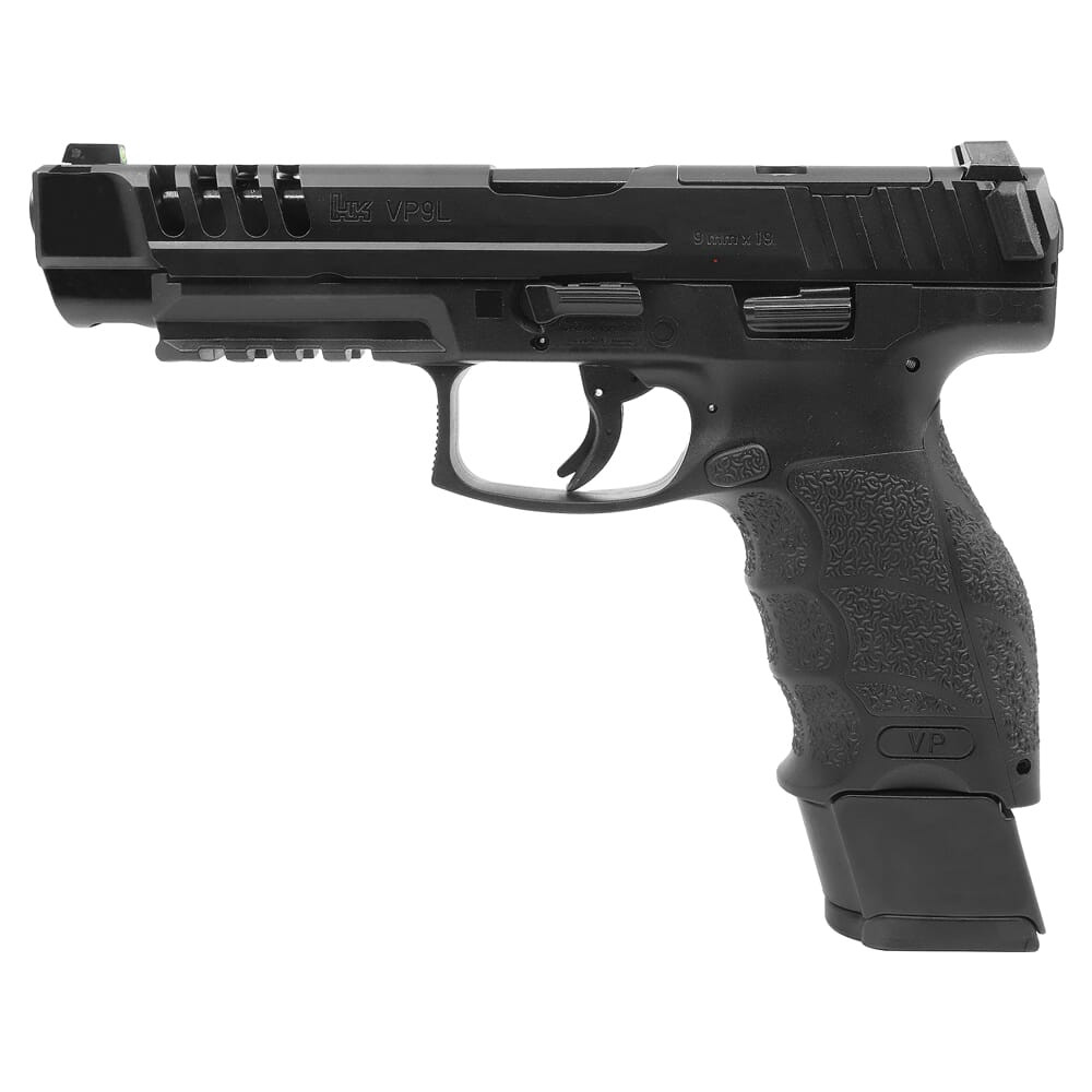 HK VP9L-B 9mm 5" Bbl Optics Ready Push-Button Pistol w/(2) 20rd Mags 81000736