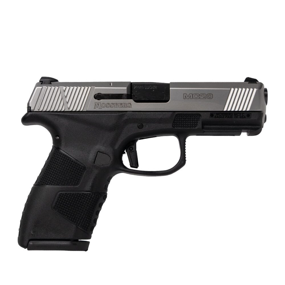 Mossberg MC2C Compact 9mm 3.9" Bbl 1:16" 10+1 Stainless/Black Striker-Fired Pistol 89021