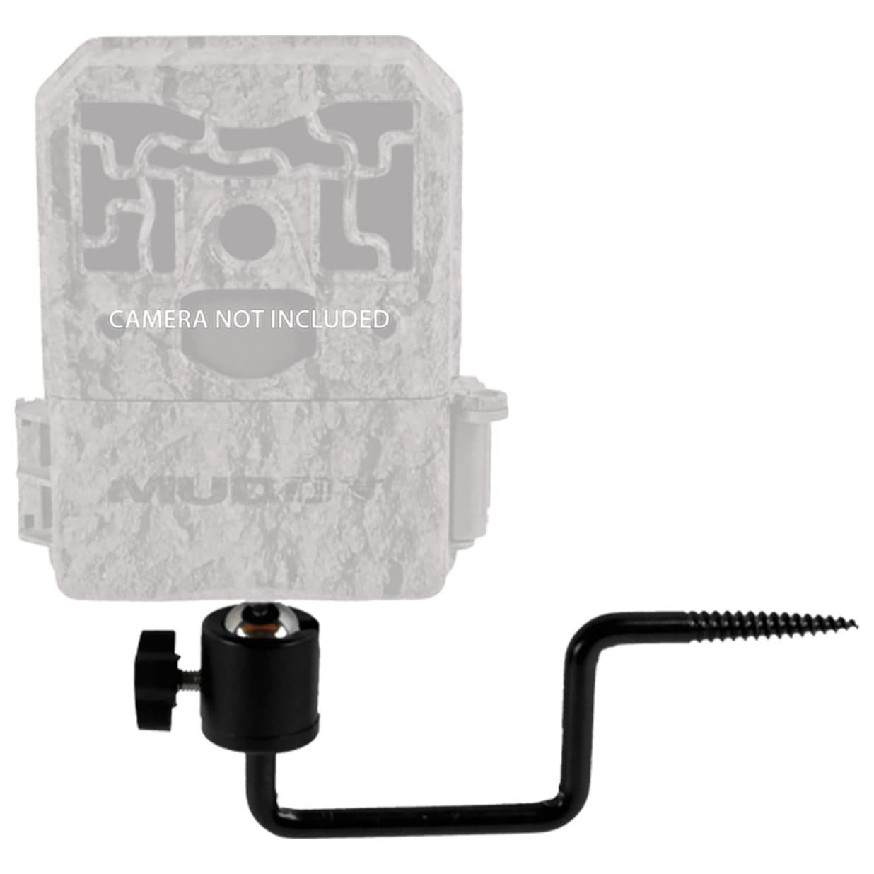 Muddy Steel Adjustable Trailcam Support with 1/4"-20 Threads, 10lbs Capacity MUD-MTCA-TCS02