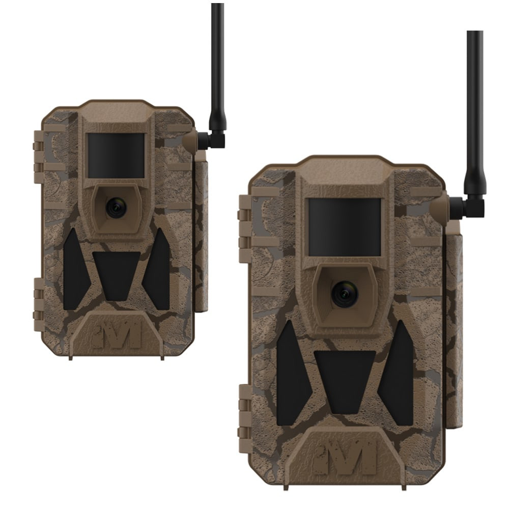 Muddy Pack of 2 Matrix 2.0 36MP Cellular Trailcams w/2 5000mAh Batteries, Dual Network Coverage,1080p Video/Audio, On-Demand Function MUD-MTRX2LCC-2PK