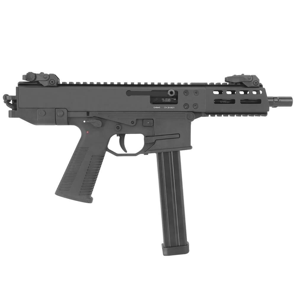 B&T GHM45 .45 ACP Semi-Auto Pistol w/ (2) 17rd Mags, Sling, Cleaning Kit, Case and Swiss Serial Number BT-450004-Swiss