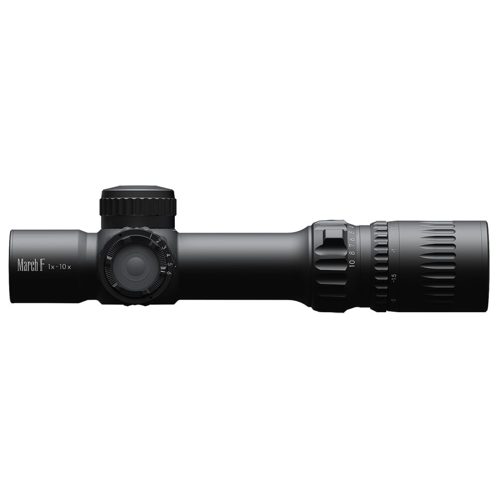 March F Shorty 1-10x24mm DR-1 Reticle 0.1MIL Illuminated Riflescope D10SV24FDIMLN-DR-1