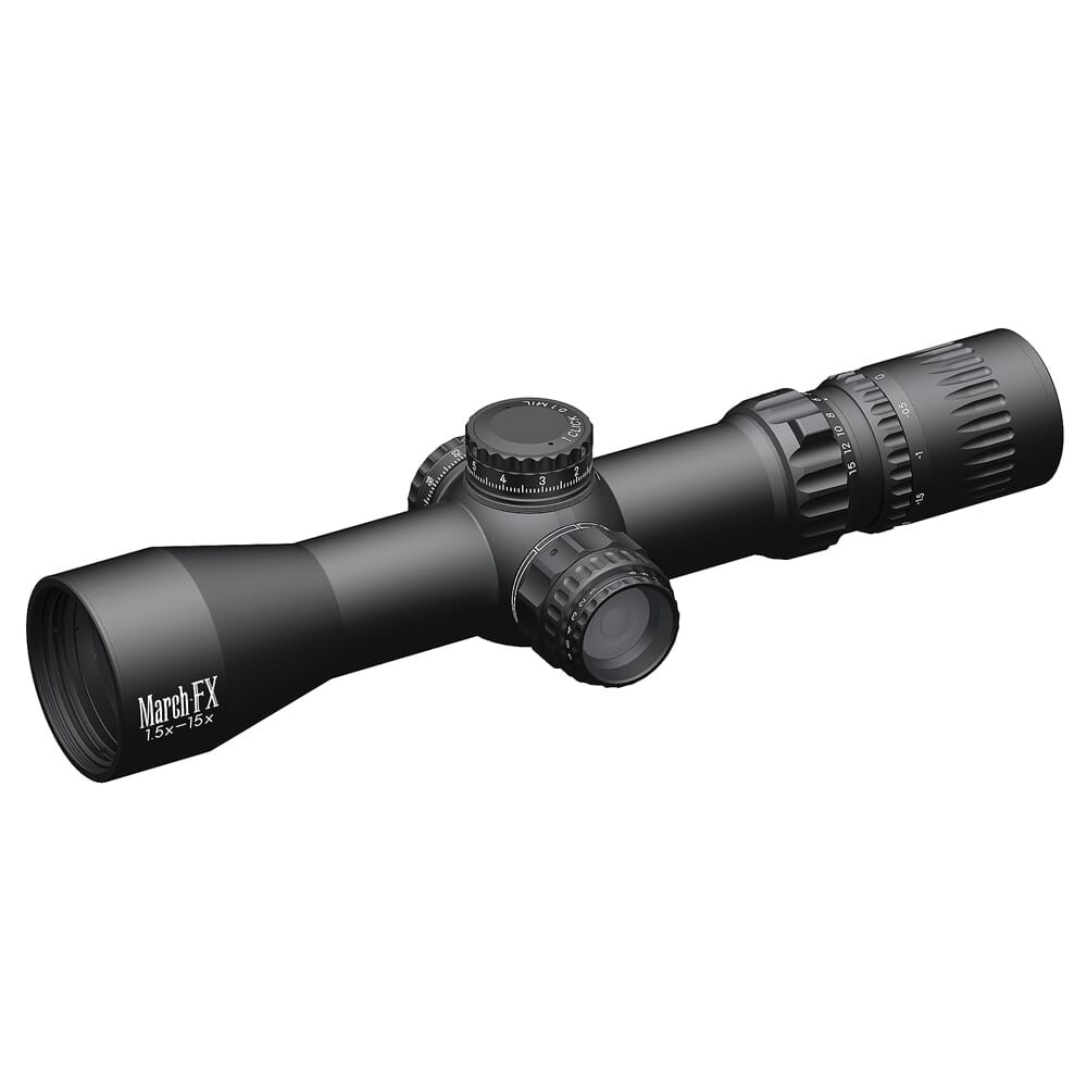 March FX Tactical 1.5-15x42mm FFP DR-TR2B Reticle 0.1MIL 6Level
