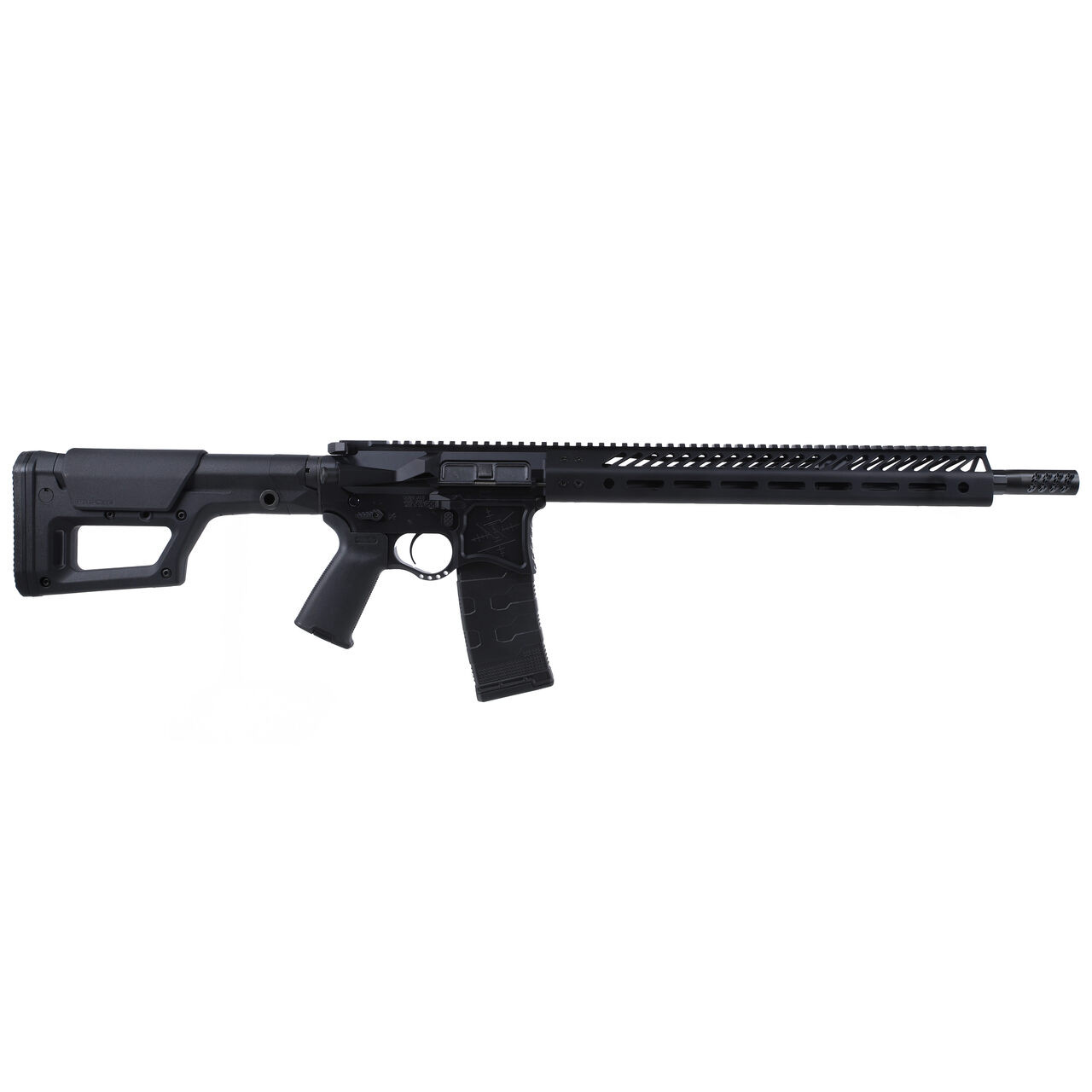 Seekins Precision DMR .223 Wylde 16" 1:8" 1/2"x28 TPI Bbl Black Rifle 0011300071-BLK