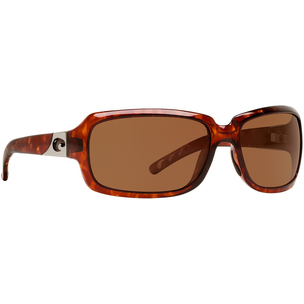 Costa Isabela Tortoise Frame Sunglasses w/ Copper 580G Lenses IB-10-OCGLP