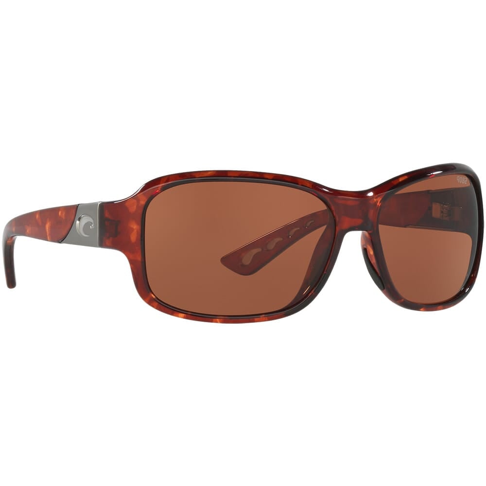Costa Inlet Tortoise Frame Sunglasses w/ Copper 580P C-Mate 2.00 Lenses IT-10-OCP-2.00
