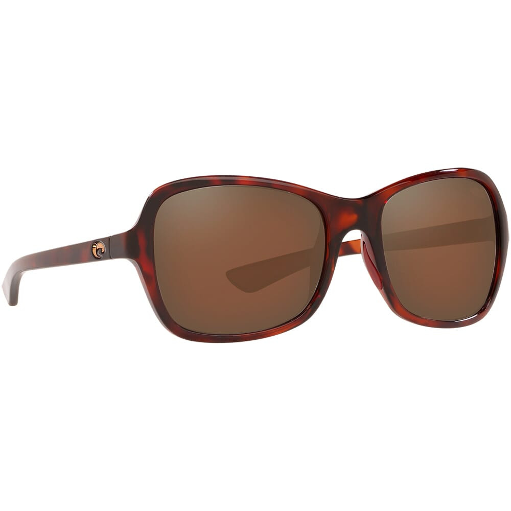 Costa Kare Rose Tortoise Frame Sunglasses w/ Copper 580G Lenses KAR-201-OCGLP