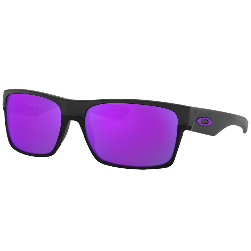 Oakley TwoFace Matte Black w/Violet Iridium Lenses OO9189-08