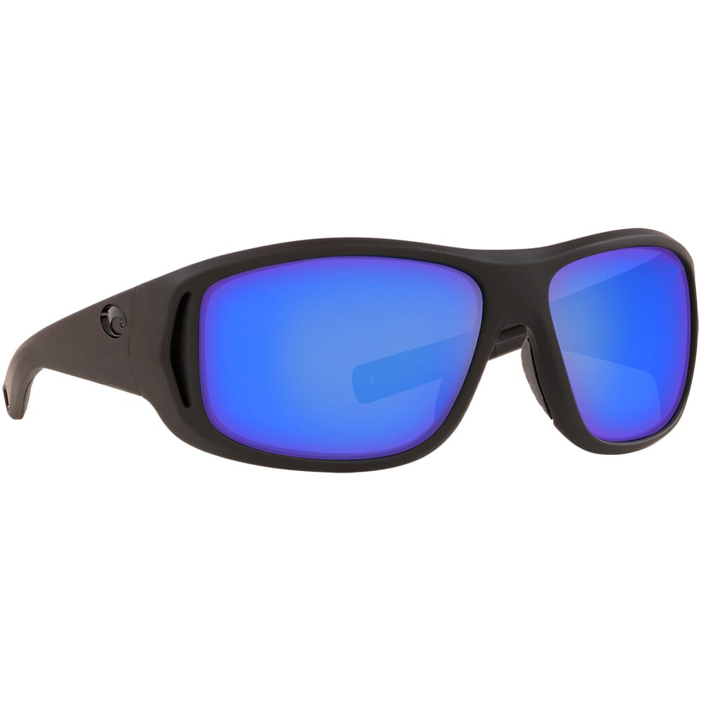 Costa Montauk Matte Black Ultra Frame Sunglasses w/ Blue Mirror 580P Lenses MTK-187-OBMP