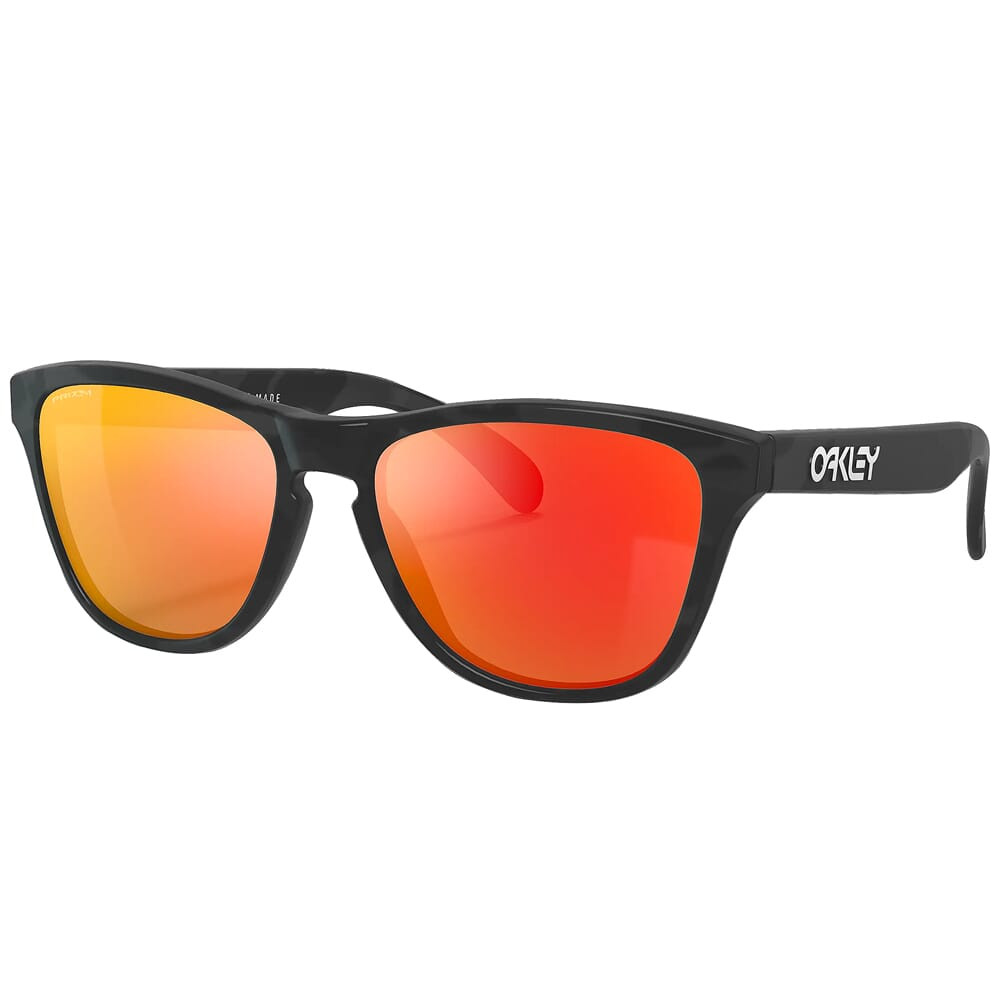 Oakley Frogskins XS Matte Black Camo w/PRIZM Ruby Lenses OJ9006-2953