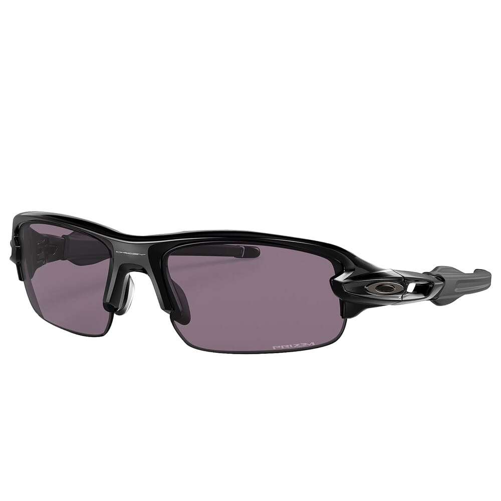 Oakley Flak XXS Polished Black w/PRIZM Grey Lenses OJ9008-0158