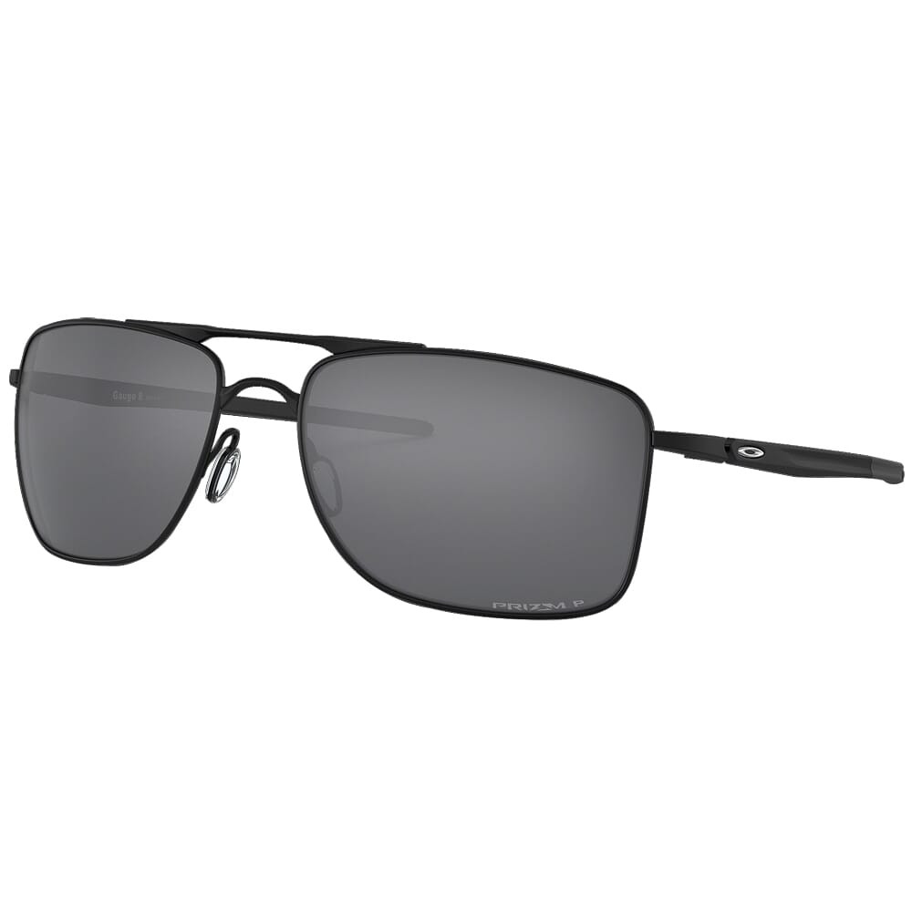 Oakley Gauge 8 L Matte Black w/PRIZM Black Polarized Lenses OO4124-0262