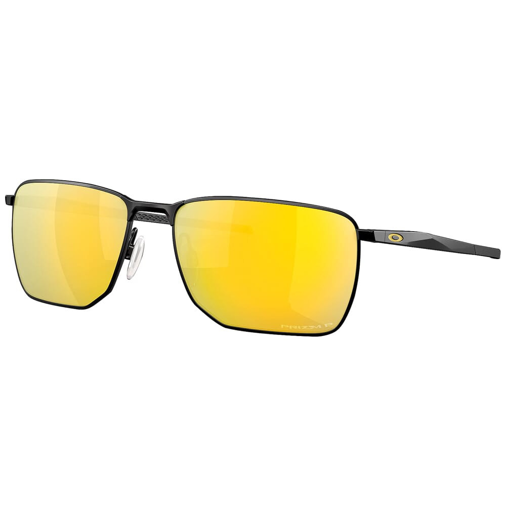 Oakley Ejector Satin Black w/PRIZM 24k Polarized Lenses OO4142-1458