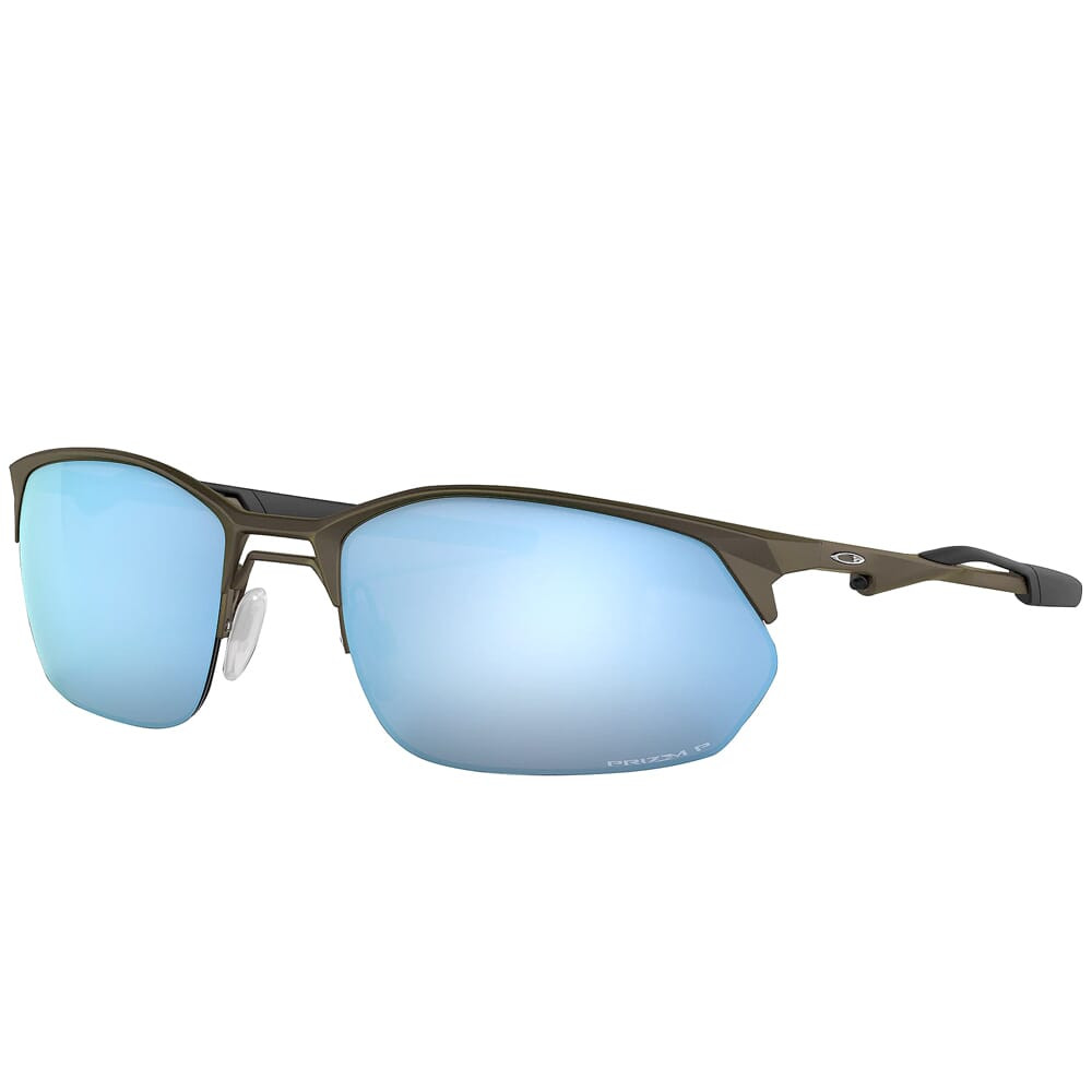 Oakley Wire Tap 2.0 Satin Lead w/PRIZM Deep Water Polarized Lenses OO4145-0660