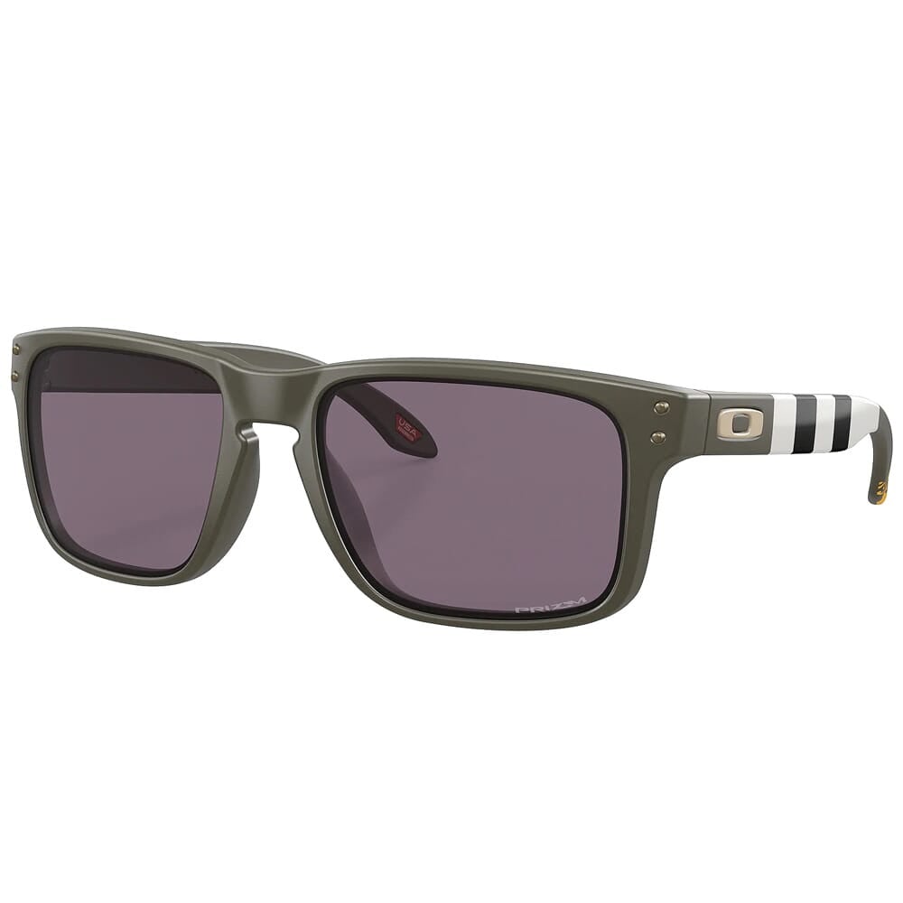 Oakley SI Holbrook American Heritage WWII Nose Art Matte Olive w/PRIZM Grey Lenses OO9102-V655