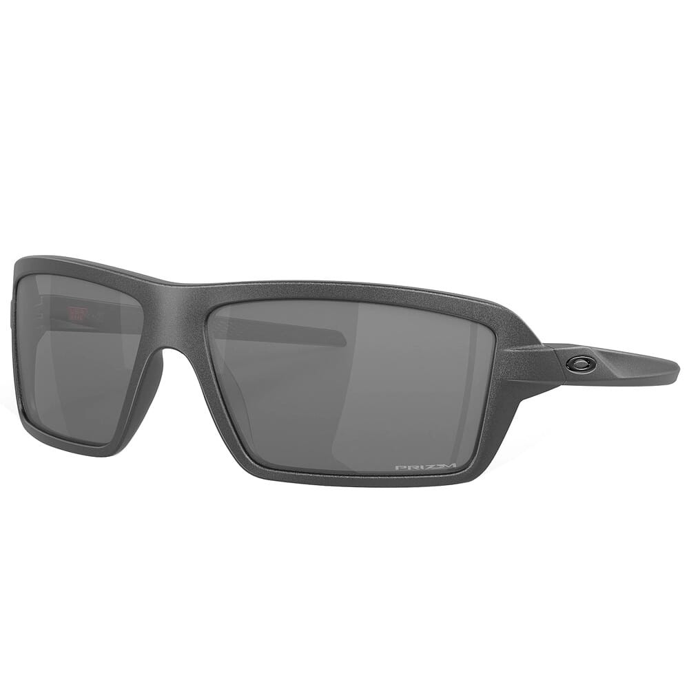 Oakley Cables Steel w/PRIZM Black Lenses OO9129-0363