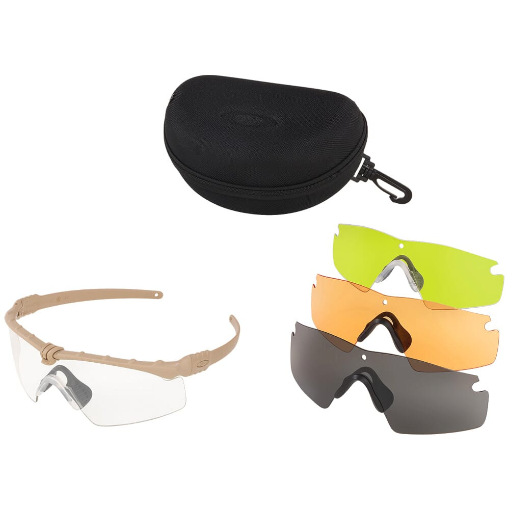 Oakley SI Ballistic M Frame 3.0 Dark Bone w/Clear, Grey, Laser, and Persimmon Lens Array OO9146-16