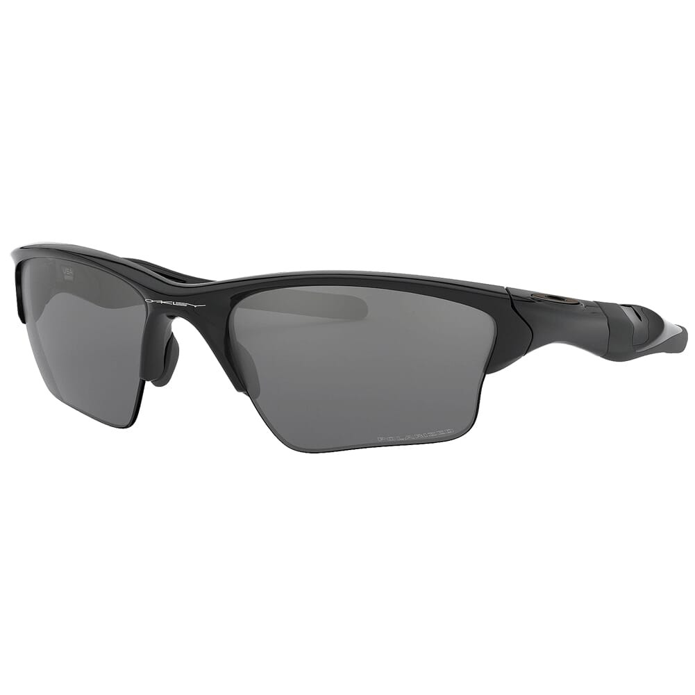 Oakley Half Jacket 2.0 XL Polished Black w/Black Iridium Polarized Lenses OO9154-05