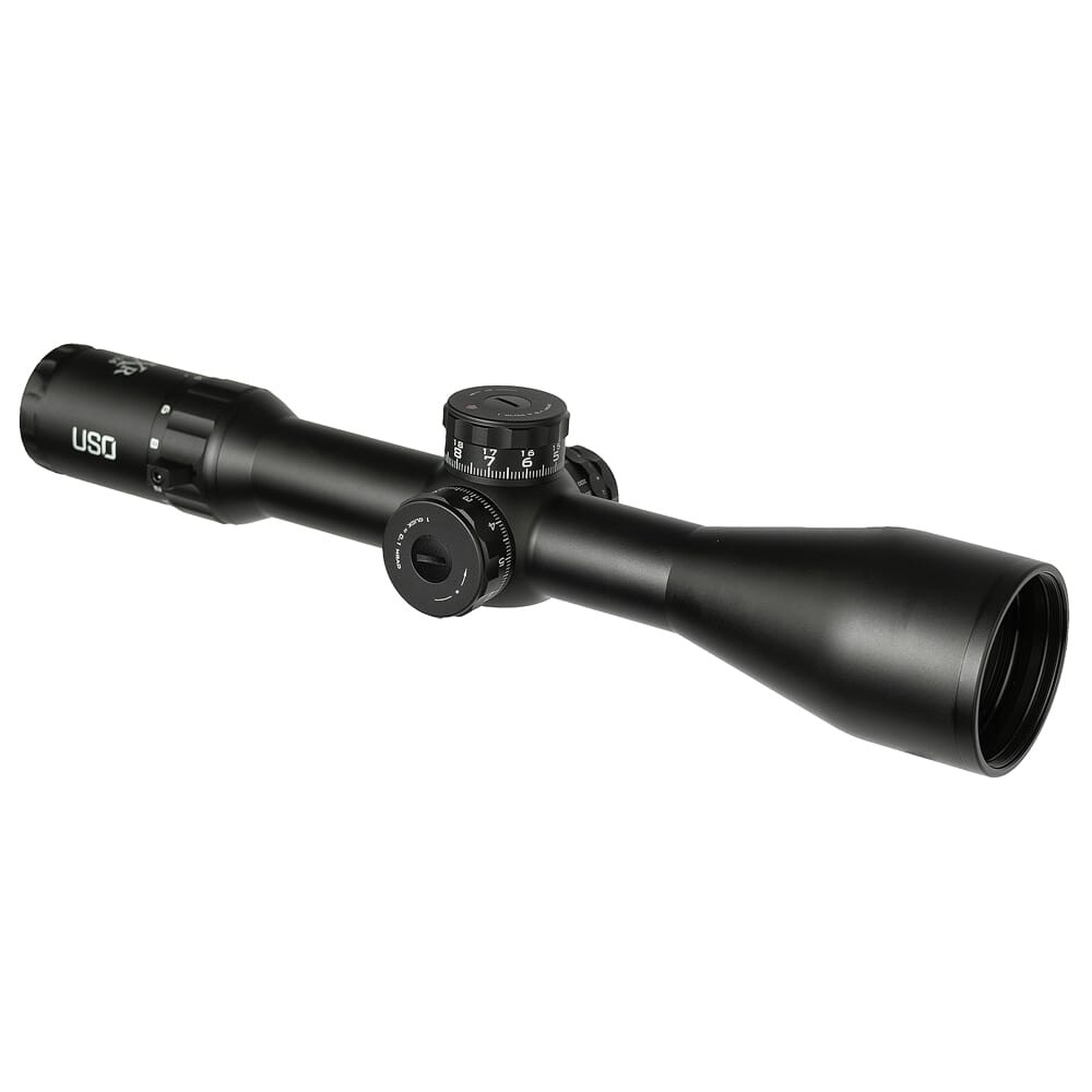 US Optics 4-24x56mm 34mm Tube Digital Red FFP EMCR Reticle  Elevation and Windage 1/10 MIL Adjustments LXR-4-24-EMCR
