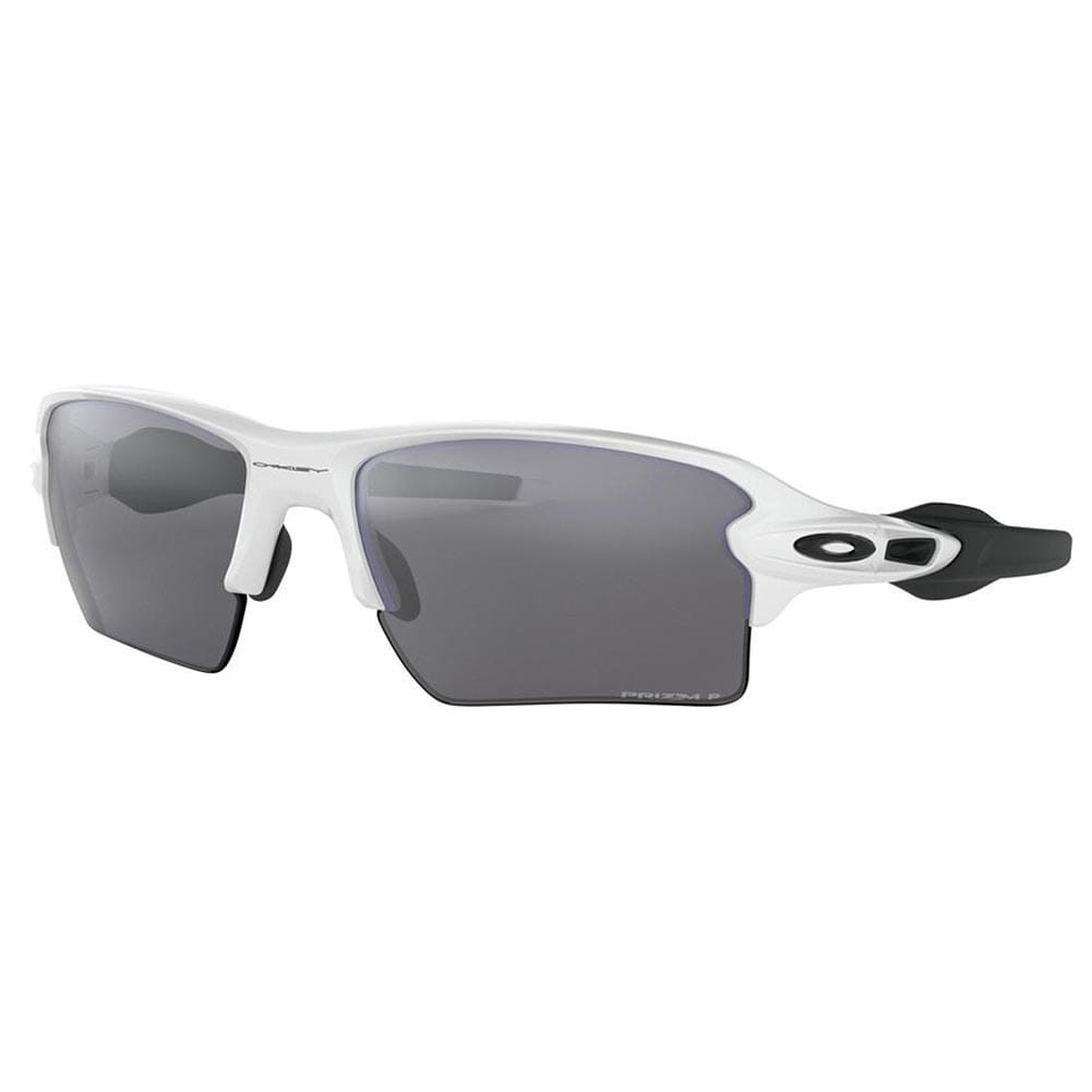 Oakley Flak 2.0 XL Polished White/Black w/PRIZM Black Polarized Lenses OO9188-8159