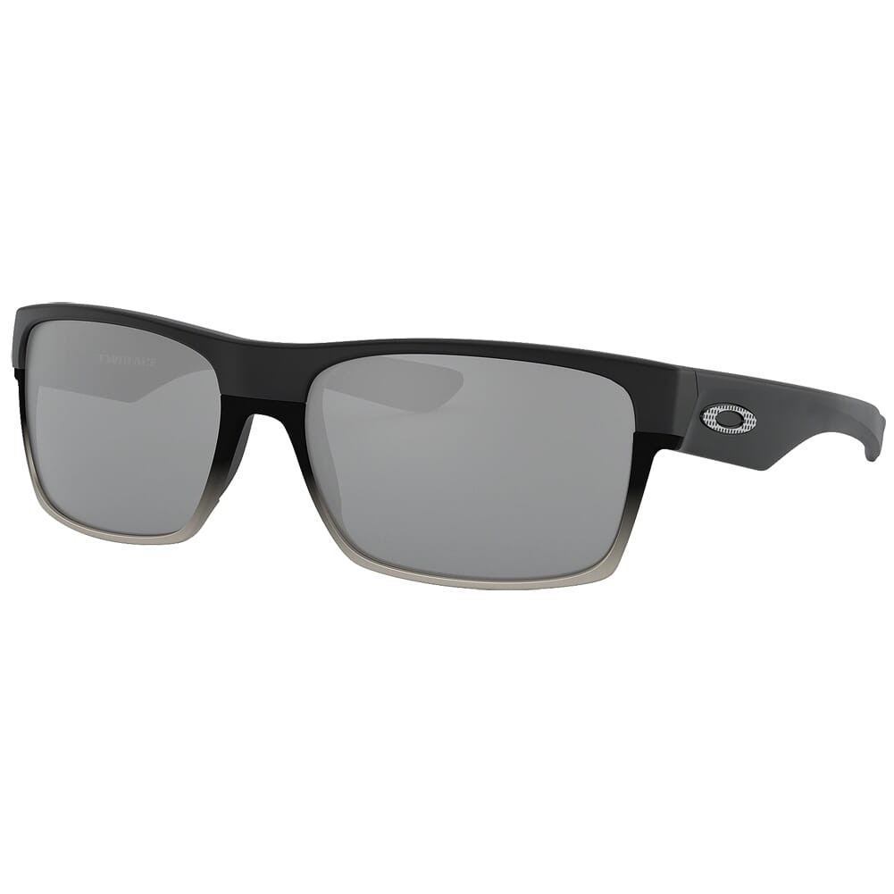 Oakley TwoFace Machinist Matte Black w/Chrome Iridium Lenses OO9189-30