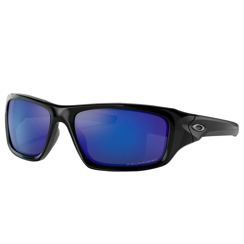 Oakley Valve Polished Black w/Deep Blue Polarized Lenses OO9236-1260