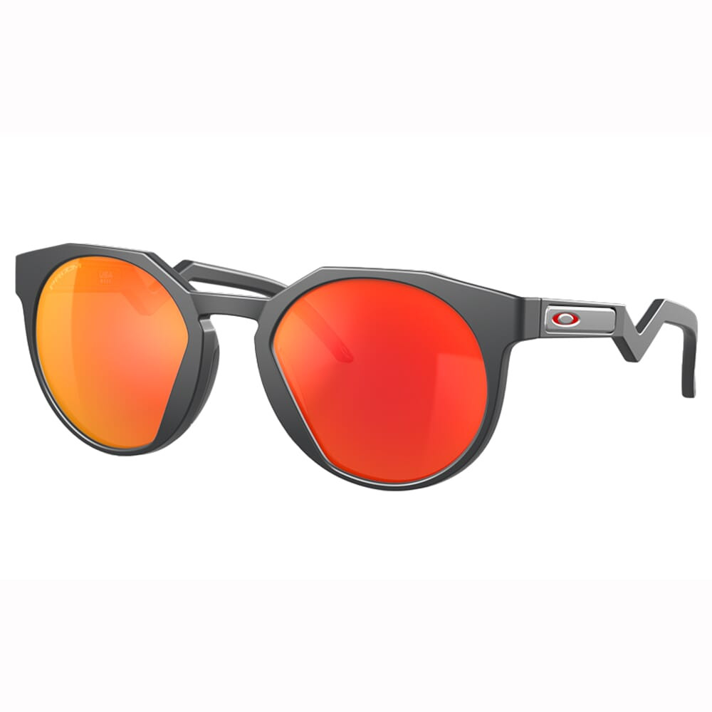 Oakley HSTN MtCrbn/GrySmk w/Prizm Ruby OO9242-0252