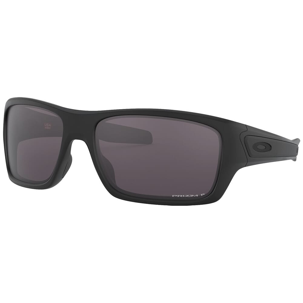 Oakley Turbine Matte Black w/PRIZM Grey Polarized Lenses OO9263-6263