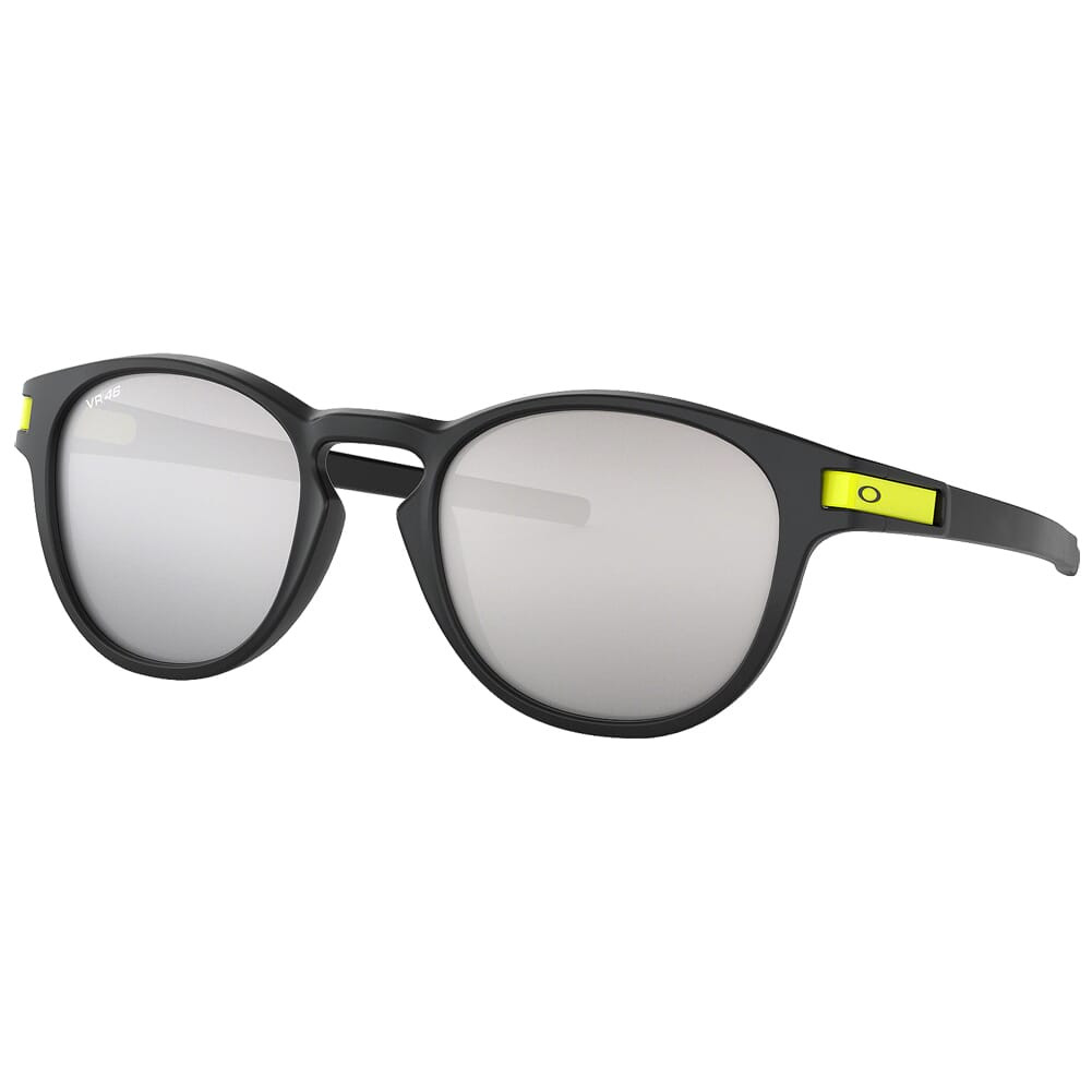 Oakley Latch Valentino Rossi Matte Black w/Chrome Iridium Lenses OO9265-2153