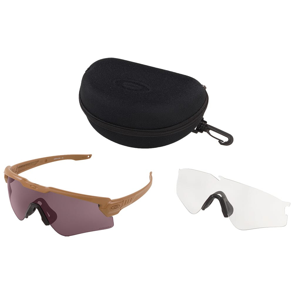 Oakley SI Ballistic M Frame ALPHA Tan w/PRIZM Grey and Clear Lens Array OO9296-1944