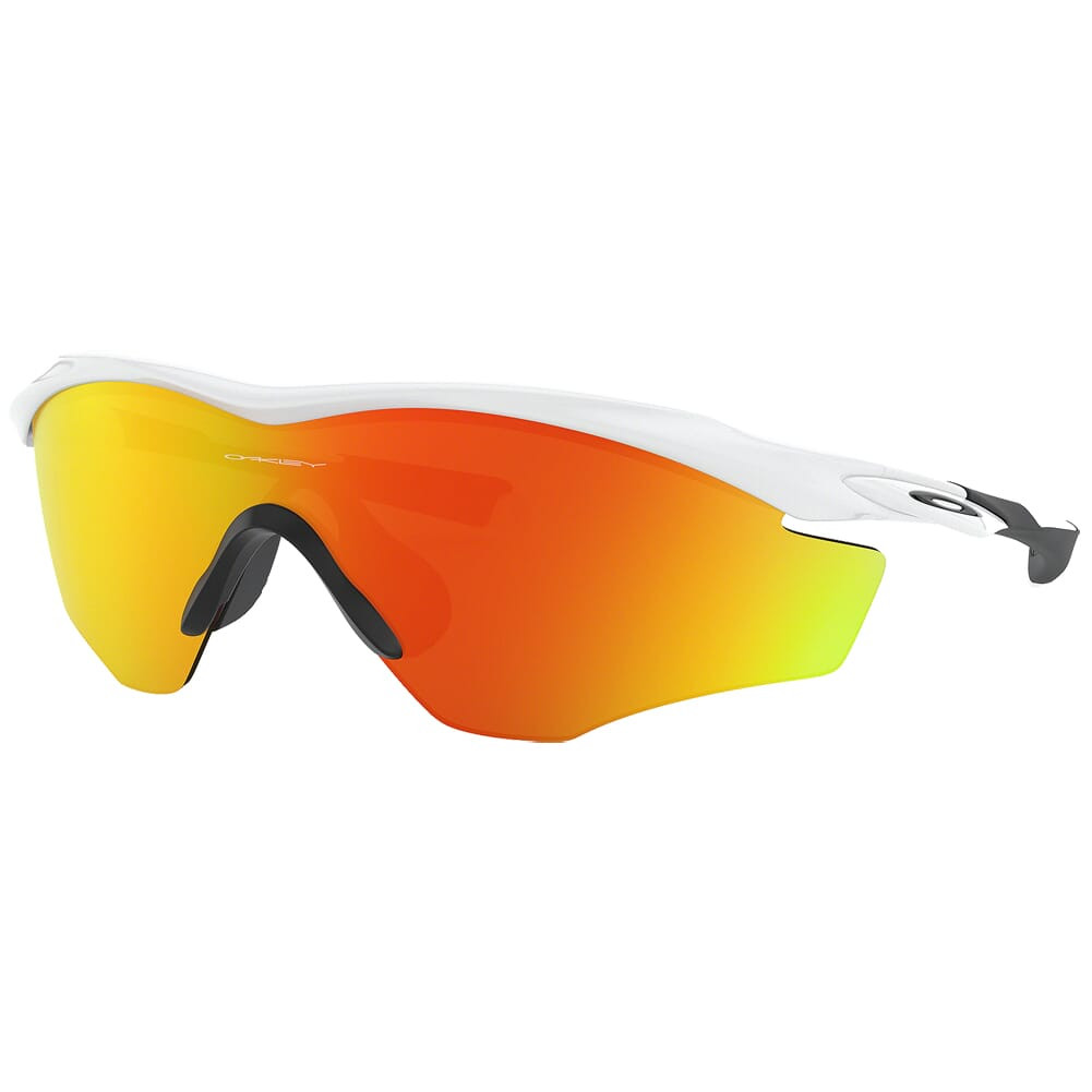 Oakley M2 Frame XL Polished White w/Fire Iridium Lenses OO9343-05