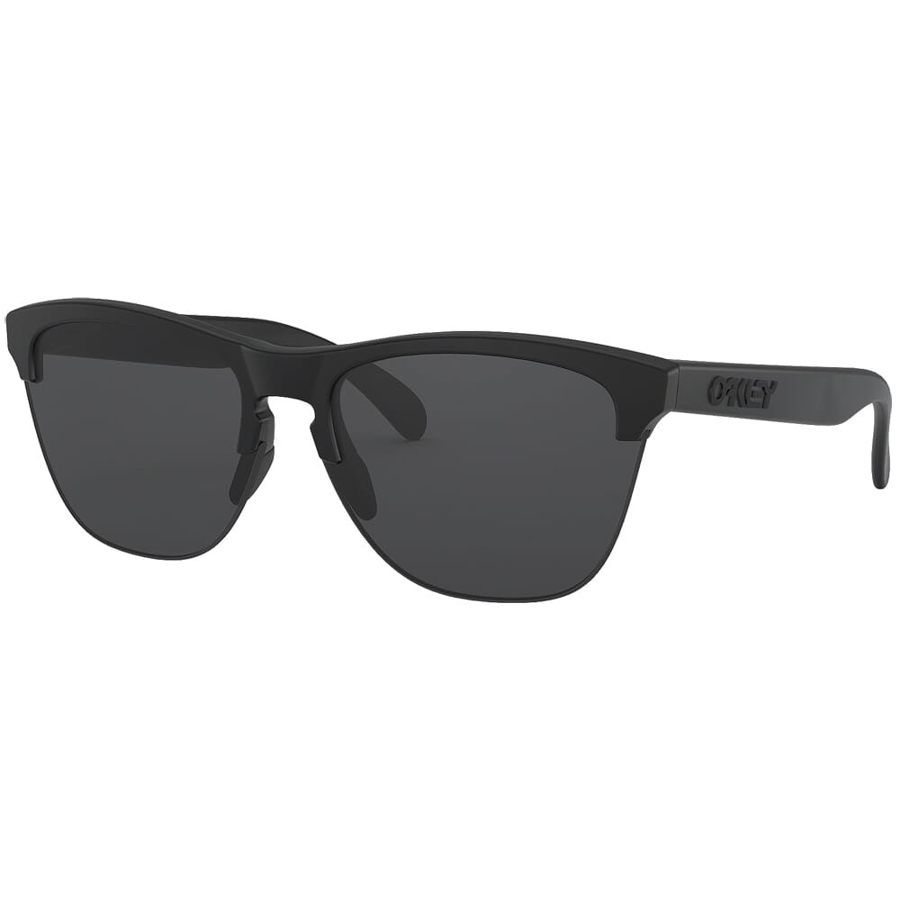 Oakley Frogskins Lite Matte Black w/Grey Lenses OO9374-0163