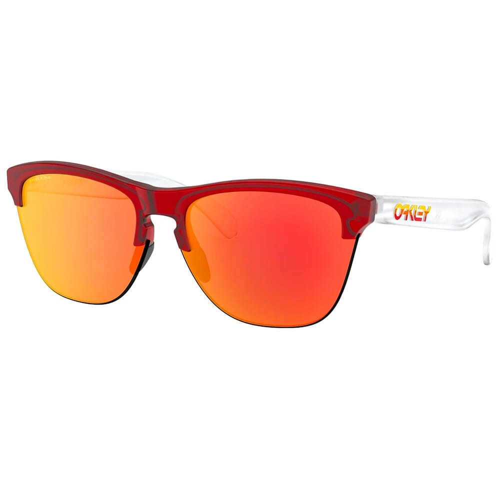 Oakley Frogskins Lite CF Crystal Red w/PRIZM Ruby Lenses OO9374-1963