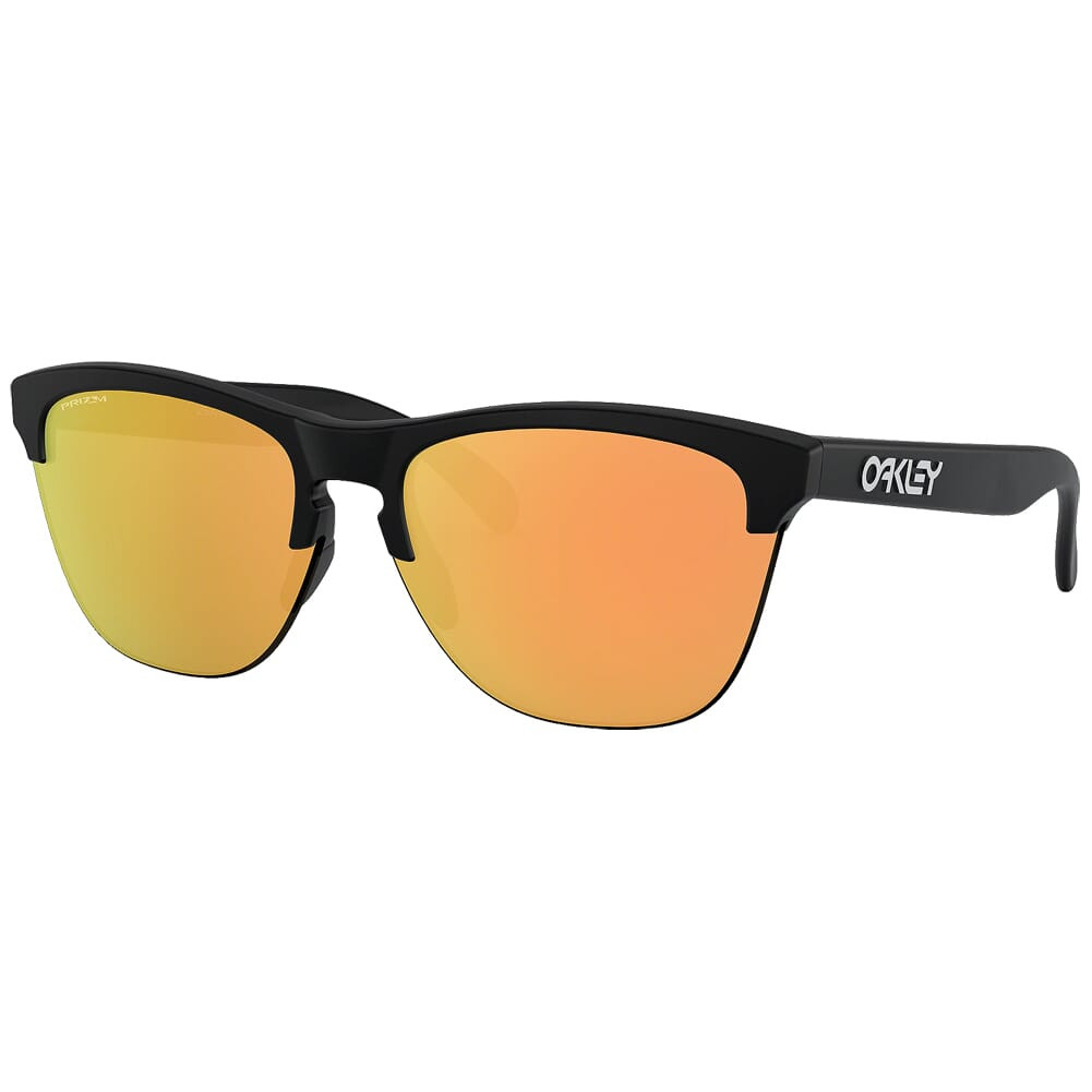 Oakley Frogskins Lite Matte Black w/PRIZM Rose Gold Lenses OO9374-2663