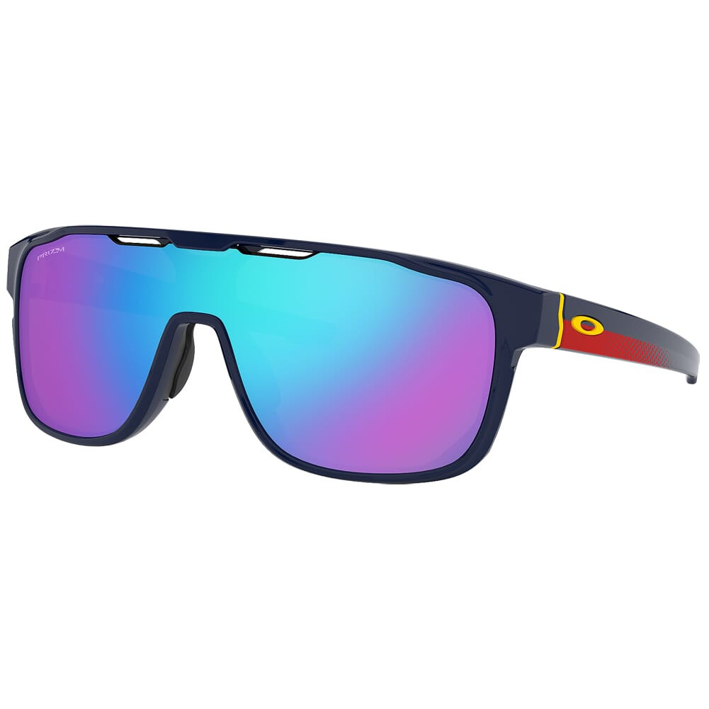 Oakley Crossrange Shield Snapback Navy w/PRIZM Sapphire Lenses OO9387-1031