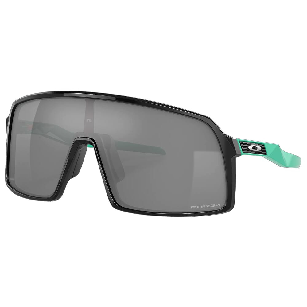 Oakley Sutro Polished Black/Celeste w/PRIZM Black Lenses OO9406-3237